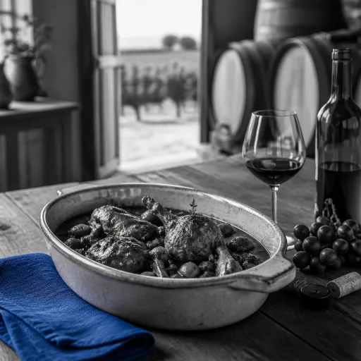 Art de vivre et recette de lapin au vin rouge : quand la cuisine rencontre l’industrie du vin